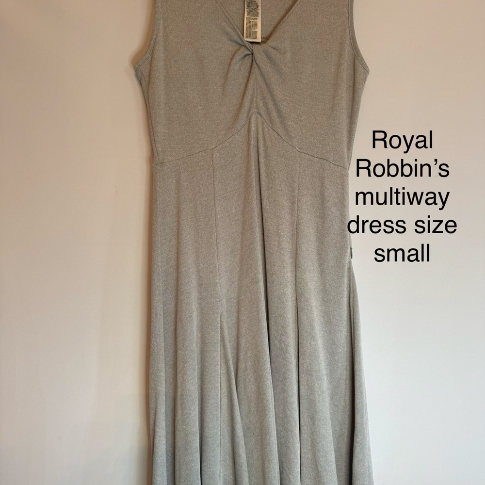 Royal Robbins Elegant Gray Maxi Dress